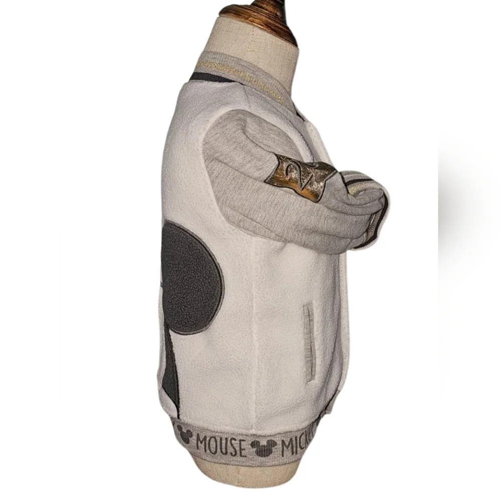 Disney Baby Mickey Mouse Bomber Jacket Sherpa Varsity Sz 12-18M - Picture 4 of 12